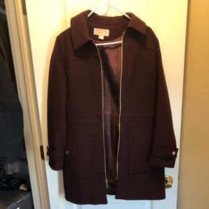 Michael Kors Maroon Coat